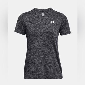 Under Armour Women’s UA Tech™ Twist Short Sleeve, size XS, Black/White - 001